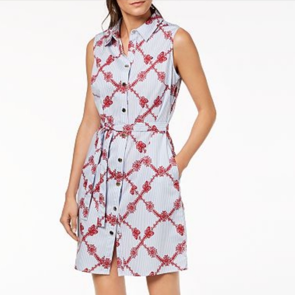 Tommy Hilfiger dress . New , scarlet  combo